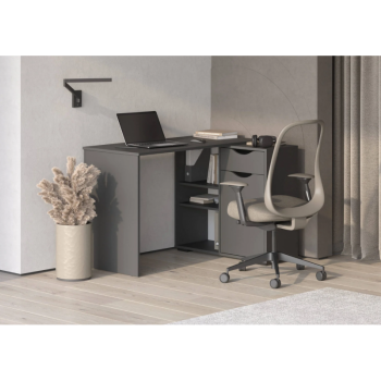 Стол письменный, арт.6-011110, графит (ГК) в Югорске - yugorsk.mebel-e96.ru