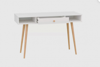 Стол письменный, арт.6-01102, белый (ГК) в Югорске - yugorsk.mebel-e96.ru