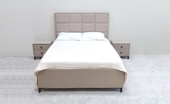 Кровать с подъемным механизмом Мега беж (Лин) в Югорске - yugorsk.mebel-e96.ru