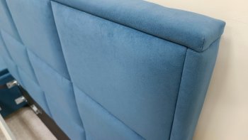 Кровать с подъемным механизмом Мега синий (Лин) в Югорске - yugorsk.mebel-e96.ru