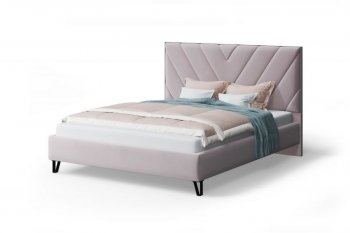 Кровать Аделия мягкая Dusty rose (пепельная роза), 1600 (МЛК) в Югорске - yugorsk.mebel-e96.ru