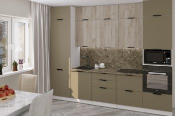 Кухонный гарнитур Альба экстра 3000 мм (Герда) в Югорске - yugorsk.mebel-e96.ru