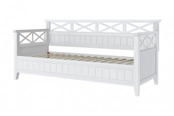 Кровать из массива Амелия белый античный (БМ) в Югорске - yugorsk.mebel-e96.ru