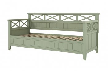 Кровать из массива Амелия зеленый самшит (БМ) в Югорске - yugorsk.mebel-e96.ru