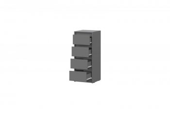 Комод Айден КМ06-400 серый графит (ИЦ) в Югорске - yugorsk.mebel-e96.ru
