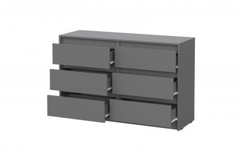 Комод Айден КМ06-1200 серый графит (ИЦ) в Югорске - yugorsk.mebel-e96.ru