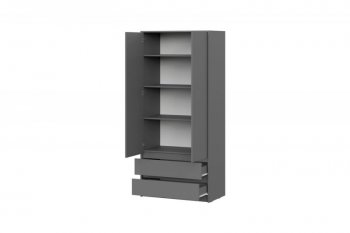 Шкаф 900 мм Айден ШК06-900 серый графит (ИЦ) в Югорске - yugorsk.mebel-e96.ru