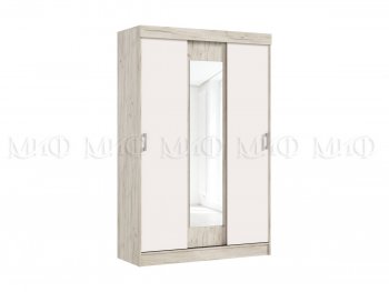 Шкаф-купе Бася 1300 мм крафт/кашемир (Миф) в Югорске - yugorsk.mebel-e96.ru
