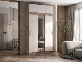 Спальный гарнитур Бася крафт/кашемир (Миф) в Югорске - yugorsk.mebel-e96.ru