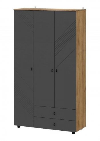 Шкаф 1200 мм трехстворчатый (с ящиками) Байкал (СВ) в Югорске - yugorsk.mebel-e96.ru