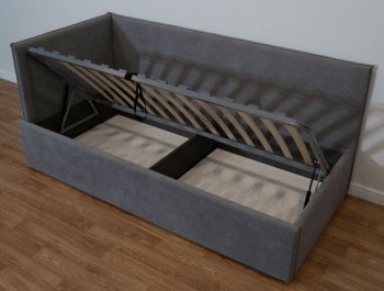 Диван-кровать Бенто с ПМ, велюр Маус (ДСВ) в Югорске - yugorsk.mebel-e96.ru