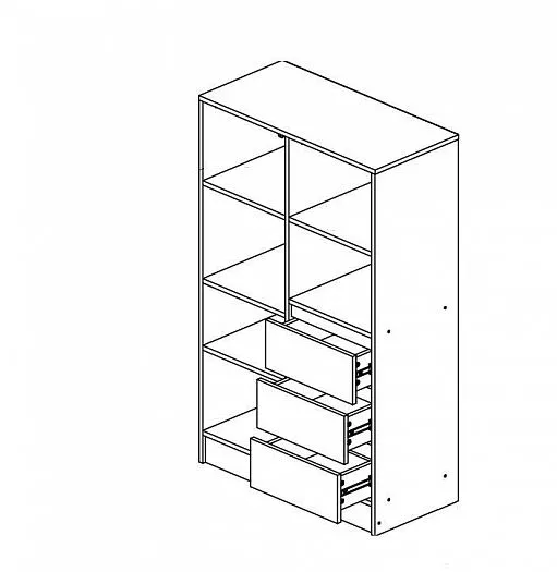 Шкаф комбинированный Челси Color (Миф) в Югорске - yugorsk.mebel-e96.ru