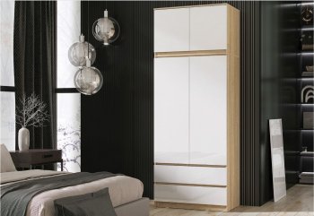 Шкаф Челси с антресолью 900 мм Сонома (Миф) в Югорске - yugorsk.mebel-e96.ru