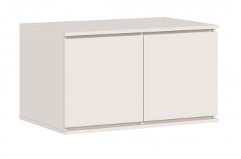 Шкаф 800 мм Челси двустворчатый с антресолью, сонома/белый (Миф) в Югорске - yugorsk.mebel-e96.ru