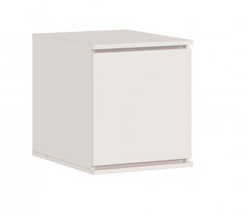 Пенал Челси 450 мм с антресолью белый (Миф) в Югорске - yugorsk.mebel-e96.ru