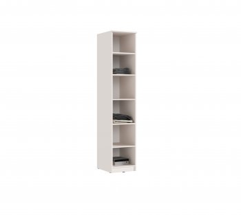 Пенал 400 мм Челси (1 створка) с антресолью, Кашемир (Миф) в Югорске - yugorsk.mebel-e96.ru