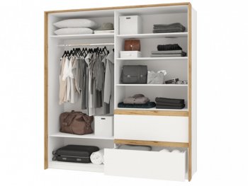 Шкаф 2000 мм Дубай сек №11 (Росток) в Югорске - yugorsk.mebel-e96.ru