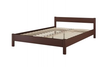 Кровать из массива Эби Орех (БМ) в Югорске - yugorsk.mebel-e96.ru