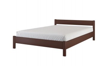 Кровать из массива Эби Орех (БМ) в Югорске - yugorsk.mebel-e96.ru