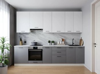 Кухонный гарнитур высокий Элеганция 3000 мм (Санвут) в Югорске - yugorsk.mebel-e96.ru