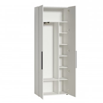 Шкаф для одежды 800 мм Эйр 13.340 белый (Моби) в Югорске - yugorsk.mebel-e96.ru