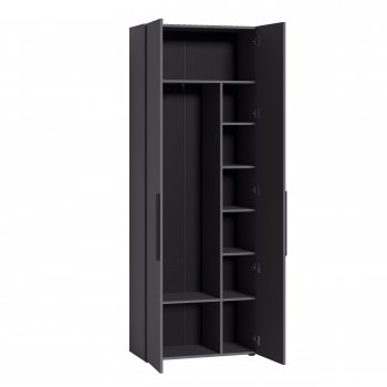 Шкаф для одежды 800 мм Эйр 13.340 графит (Моби) в Югорске - yugorsk.mebel-e96.ru