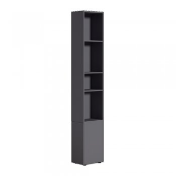 Шкаф торцевой Эйр 16.323 графит (Моби) в Югорске - yugorsk.mebel-e96.ru