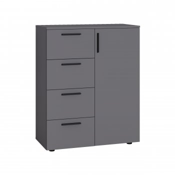 Комод Эйр 16.241 графит (Моби) в Югорске - yugorsk.mebel-e96.ru
