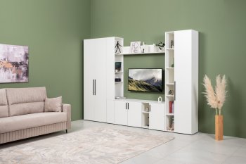 Шкаф для одежды 800 мм Эйр 13.340 белый (Моби) в Югорске - yugorsk.mebel-e96.ru