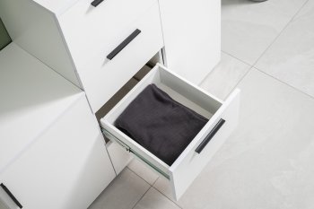 Стенка Эйр модульная, белый (Моби) в Югорске - yugorsk.mebel-e96.ru