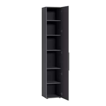Шкаф модульный Эйр, графит (Моби) в Югорске - yugorsk.mebel-e96.ru