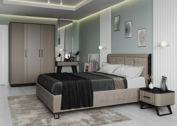 Спальный гарнитур Фиделия, модульный (Олмеко) в Югорске - yugorsk.mebel-e96.ru