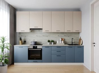 Кухонный гарнитур высокий Фьюжн 3000 мм (Санвут) в Югорске - yugorsk.mebel-e96.ru