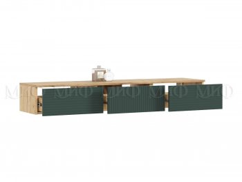 Стенка Флэш комп.2 крафт/грин (Миф) в Югорске - yugorsk.mebel-e96.ru