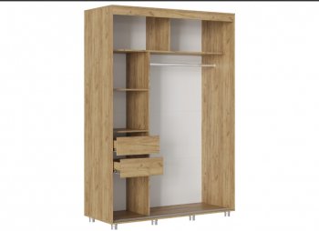Шкаф-купе 1500 мм Форест крафт золотой(Стиль) в Югорске - yugorsk.mebel-e96.ru