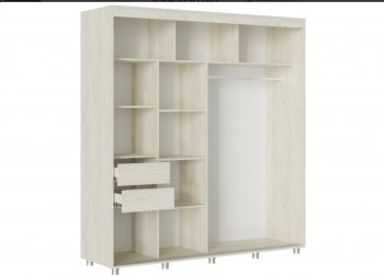 Шкаф-купе 2000 мм Форест крафт белый (Стиль) в Югорске - yugorsk.mebel-e96.ru