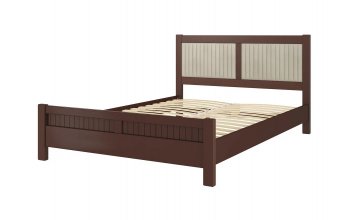 Кровать из массива Фрида Орех (БМ) в Югорске - yugorsk.mebel-e96.ru