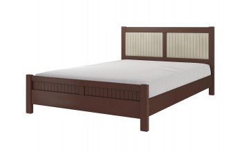 Кровать из массива Фрида Орех (БМ) в Югорске - yugorsk.mebel-e96.ru