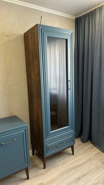 Витрина Гориция ШР-1 Сапфировый (БМ) в Югорске - yugorsk.mebel-e96.ru