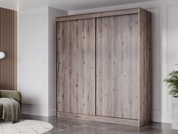 Шкаф-купе 2000 мм Гранд-1 ЛДСП, дуб горный (Эра) в Югорске - yugorsk.mebel-e96.ru