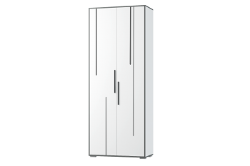 Шкаф 2 дв. Грей (УНИ) (МЛК) в Югорске - yugorsk.mebel-e96.ru