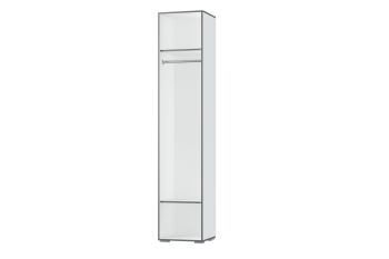 Шкаф 1 дв. Грей (УНИ) (МЛК) в Югорске - yugorsk.mebel-e96.ru