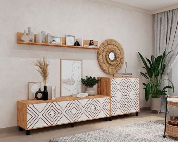 Стенка HYGGE комп.2 ромбы (Мама) в Югорске - yugorsk.mebel-e96.ru