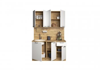 КУхонный гарнитур Хелмер 1400 мм (Сурская) в Югорске - yugorsk.mebel-e96.ru