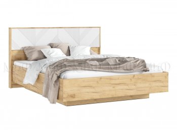 Кровать парящая Ирис крафт/белый (Миф) в Югорске - yugorsk.mebel-e96.ru