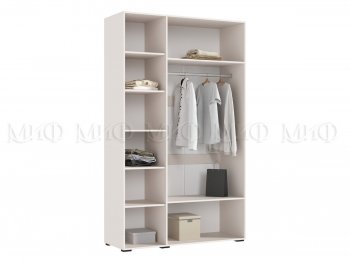 Шкаф 1350 мм Ирис с антресолью, кашемир (Миф) в Югорске - yugorsk.mebel-e96.ru