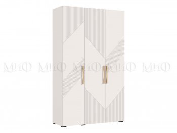 Шкаф 1350 мм Ирис с антресолью, кашемир (Миф) в Югорске - yugorsk.mebel-e96.ru