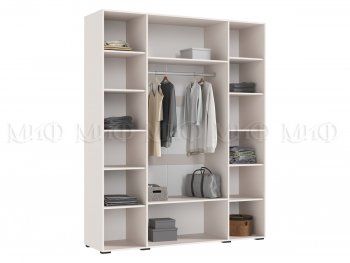 Шкаф 1800 мм Ирис с антресолью кашемир (Миф) в Югорске - yugorsk.mebel-e96.ru