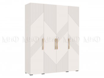 Шкаф 1800 мм Ирис с антресолью кашемир (Миф) в Югорске - yugorsk.mebel-e96.ru