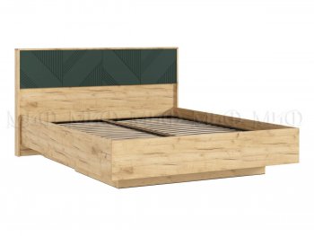 Кровать парящая с ПМ Ирис грин/дуб крафт (Миф) в Югорске - yugorsk.mebel-e96.ru | фото